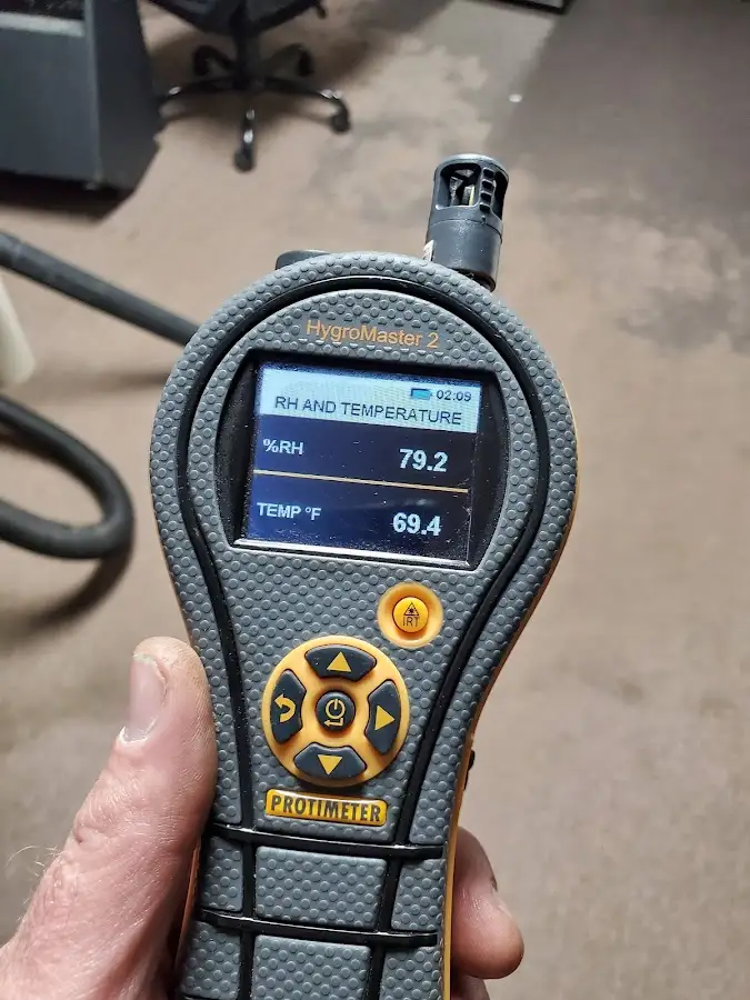 Moisture meter humidity assessment for Mold Remediation & Removal in Bloomington